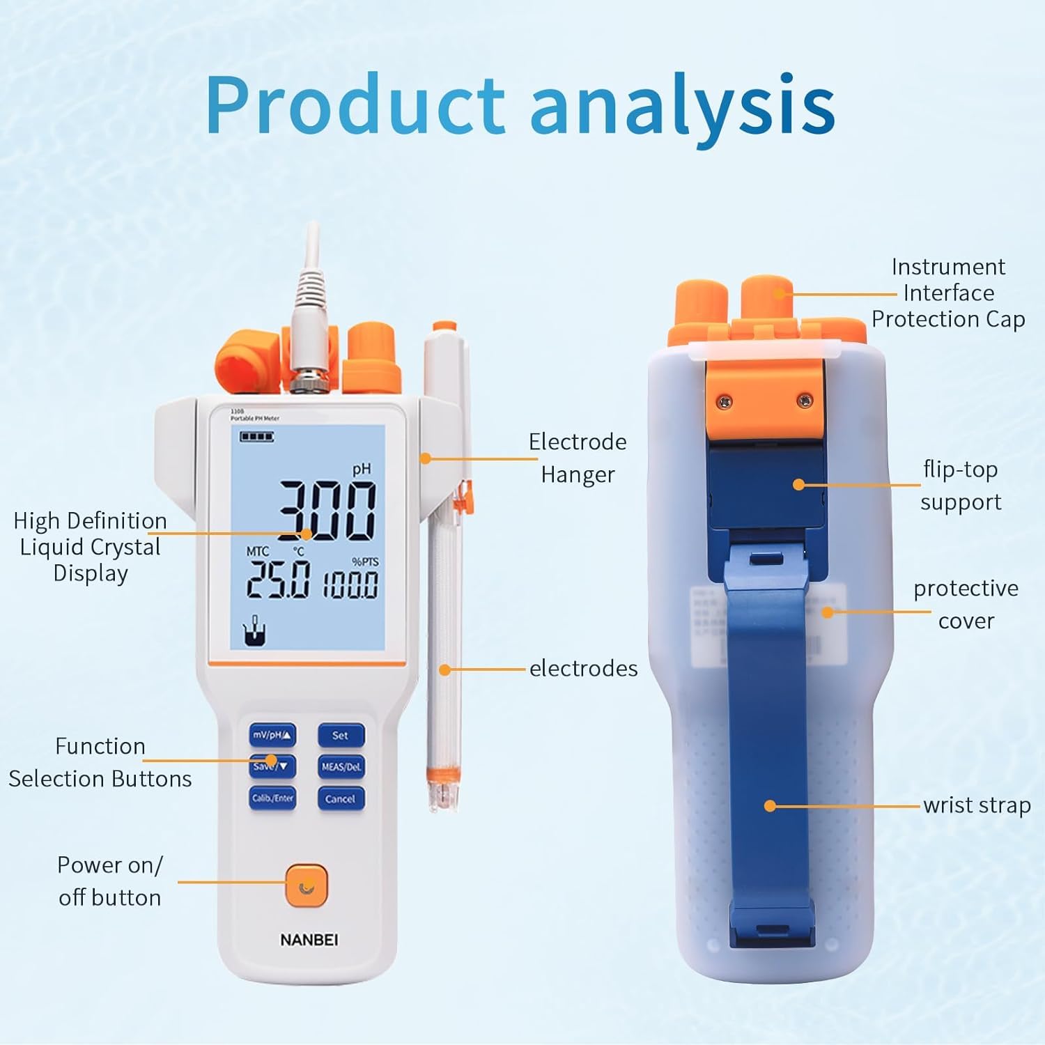 **Portable Dissolved Oxygen Meter with 200 Data Storage – 0.0-20.0 mg/L Range, 0.1 mg/L Resolution, ±2.0% Accuracy – Ideal for Aquariums, Ponds, and Lab Water Testing**