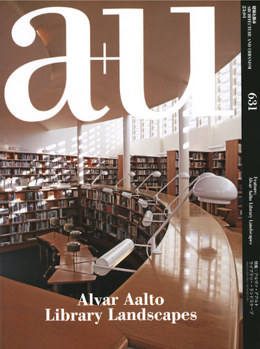 A+U 631 04:23 Alvar Aalto Library Landscapes - Architecture Design Book for Modern Home & Office Decor | Perfect Gift for Architects and Design Enthusiasts