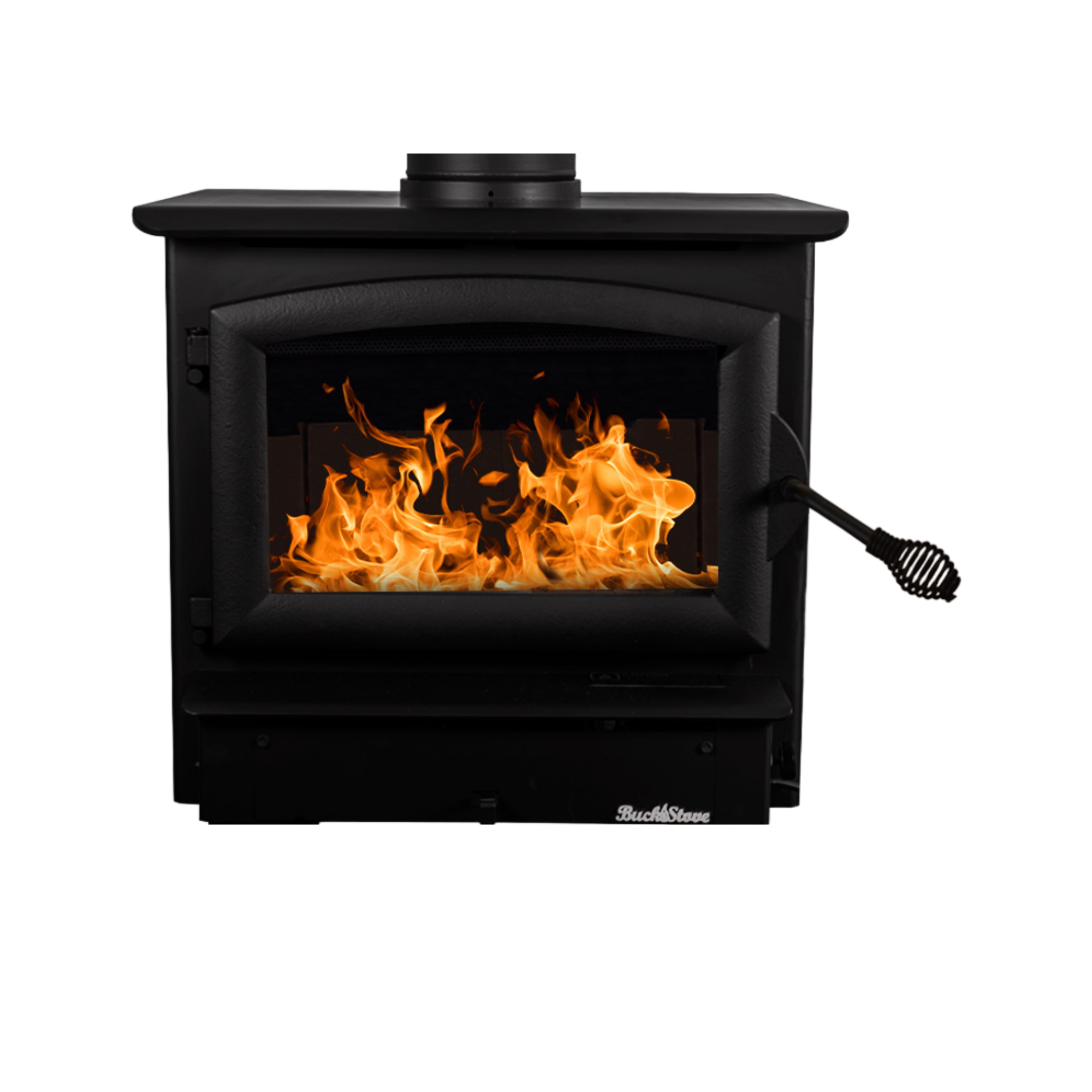 Buck Stove Model 21 NC Wood Stove - Freestanding or Insert Fireplace for Home Heating | Indoor & Cabin Use