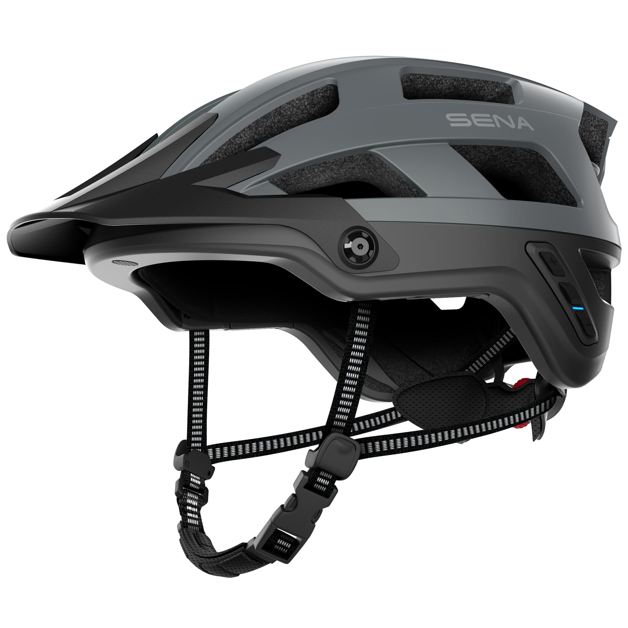 Sena M1 Evo Smart Bike Helmet with Bluetooth Intercom, Music Streaming, GPS Navigation & Hands-Free Calls - Perfect for Cycling, Commuting & Outdoor Adventures