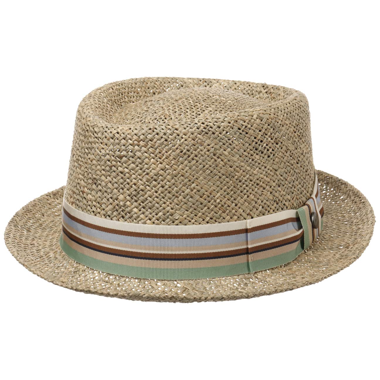 Stylish Montappo Pork Pie Straw Hat by Lierys - Summer Fashion Accessory for Men & Women - Perfect for Beach, Outdoor, and Casual Wear