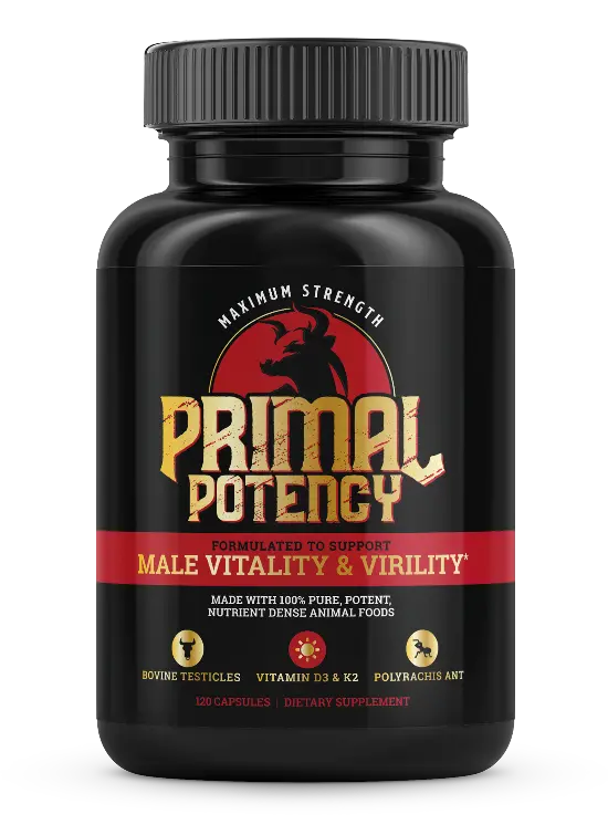 Primal Potency Capsules - Premium Natural Male Enhancement Supplement for Energy & Performance | Boost Stamina & Vitality for Men | Ideal for Workouts, Intimacy & Active Lifestyles