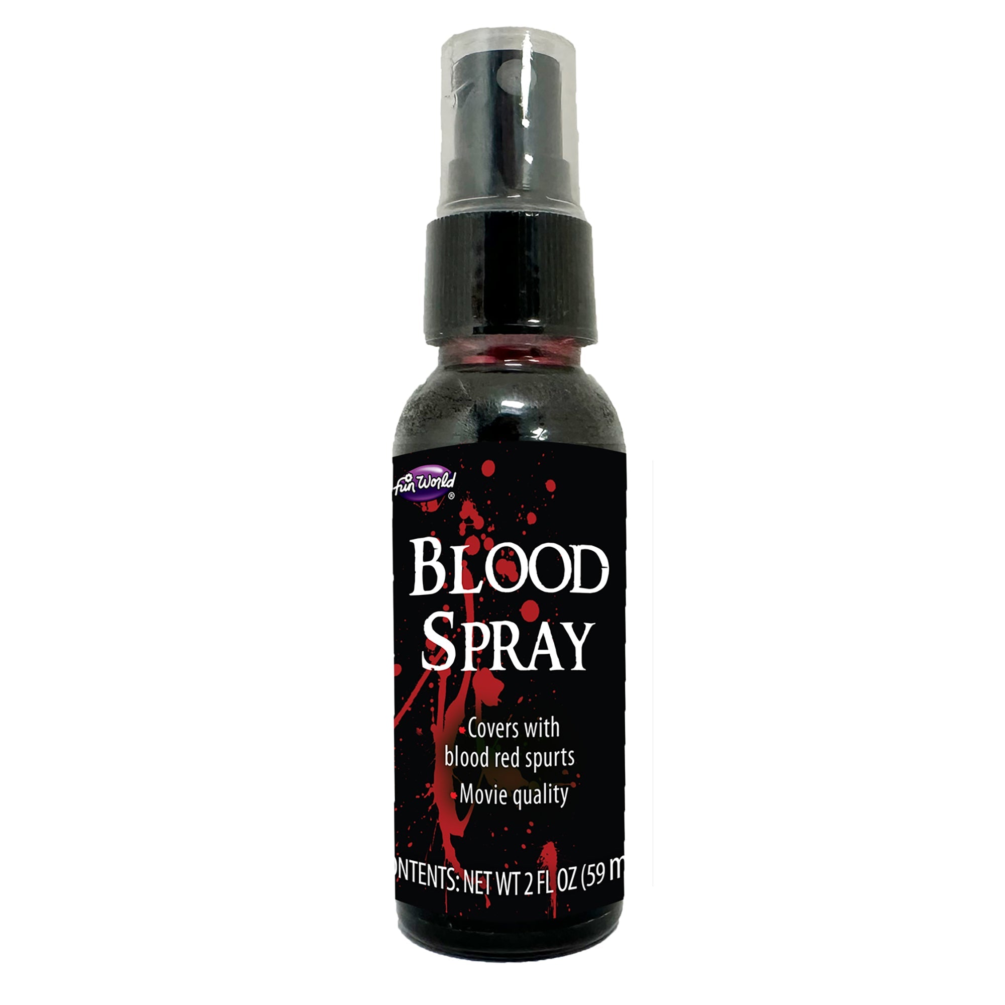 Realistic Blood Spray - 2 Oz Bottle for Halloween, Cosplay & Special Effects | Fake Blood for Costumes, SFX Makeup & Horror Props