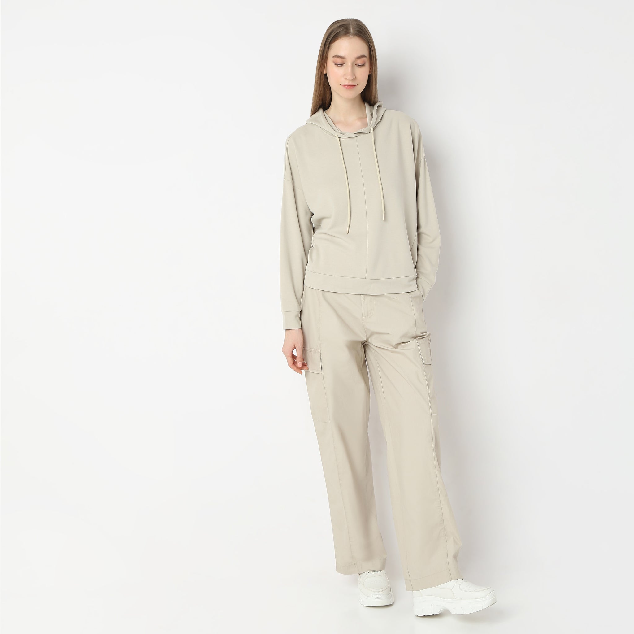 Oversized Casual Knit Smooth Sweater T-Shirt for Women - Soft Comfortable Pullover Top for Lounge, Travel & Everyday Wear