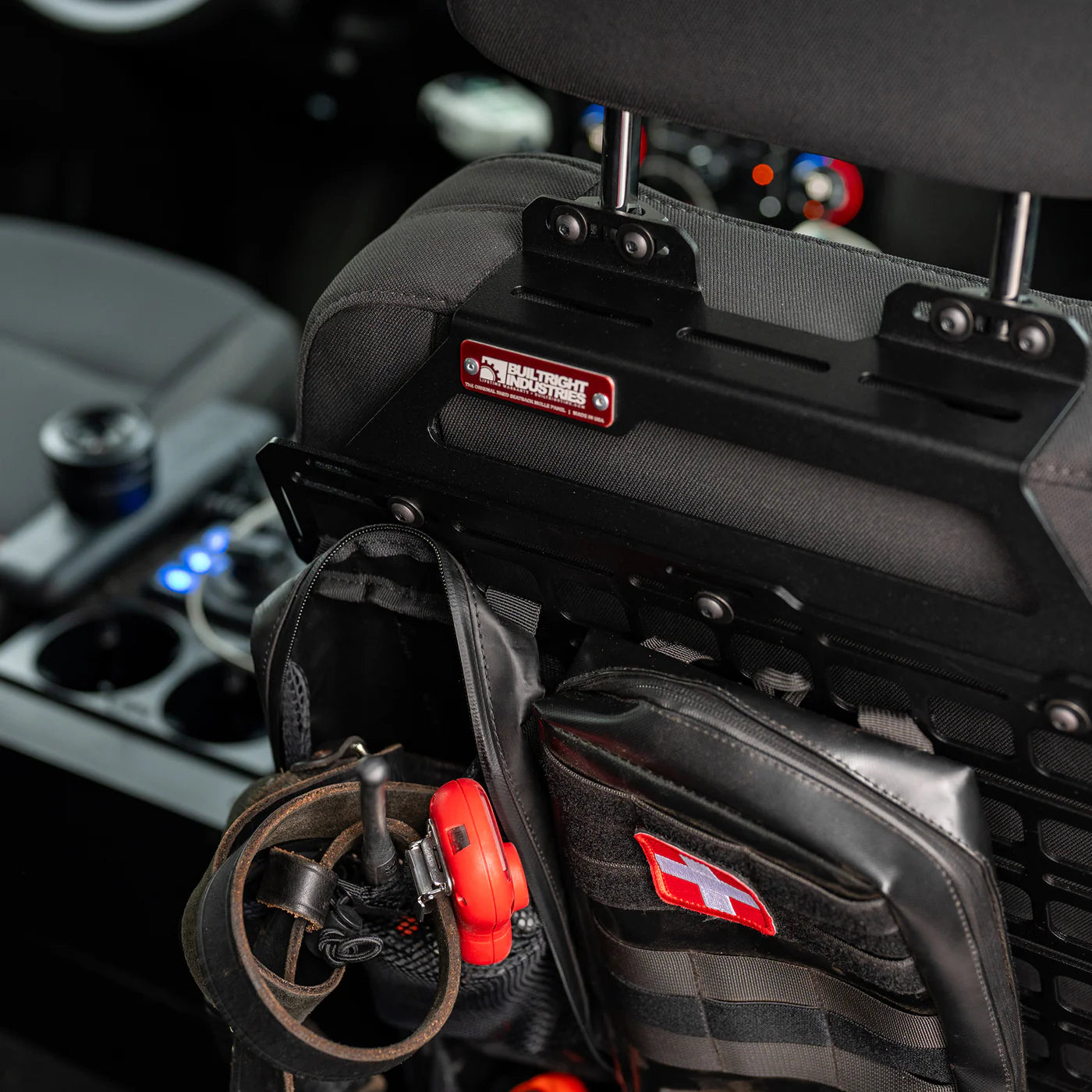 21+ Chevy Tahoe/GMC Yukon Seat Back MOLLE Panel Organizer - Heavy Duty Tactical Gear Storage for SUV Accessories | Perfect for Camping, Road Trips & Off-Road Adventures