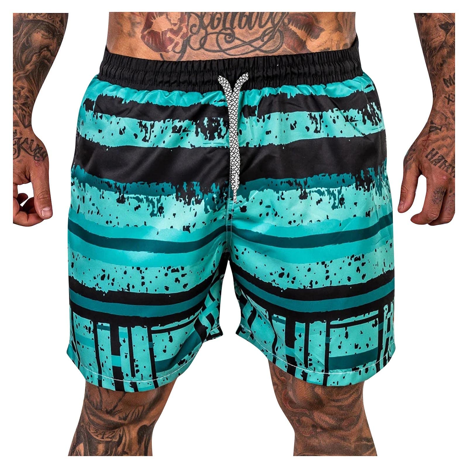 **TWGONE Men's Quick Dry Swim Shorts - Comfortable Beach Running, Surfing & Swimming Trunks with Drawstring | Perfect for Pool, Gym & Outdoor Activities**
