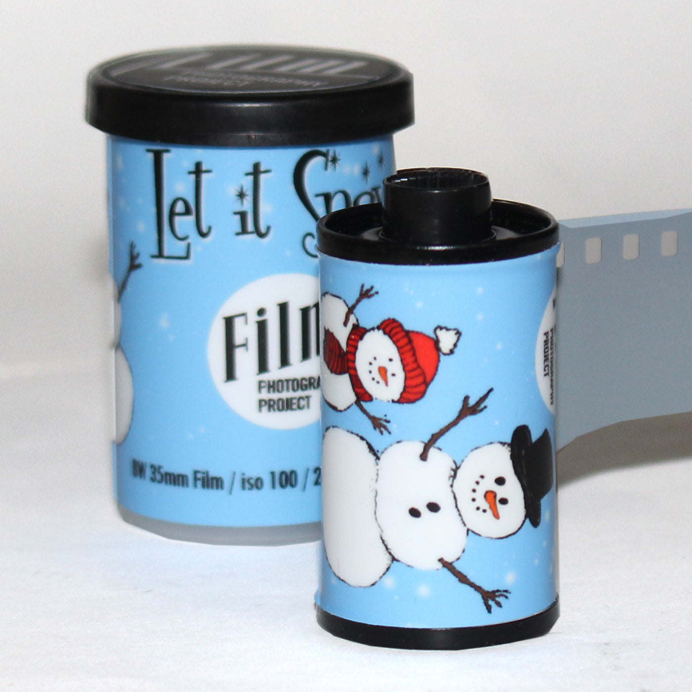 35mm Black and White Film - Let It Snow (1 Roll) - Perfect for Winter Photography, Holiday Memories & Vintage Film Cameras