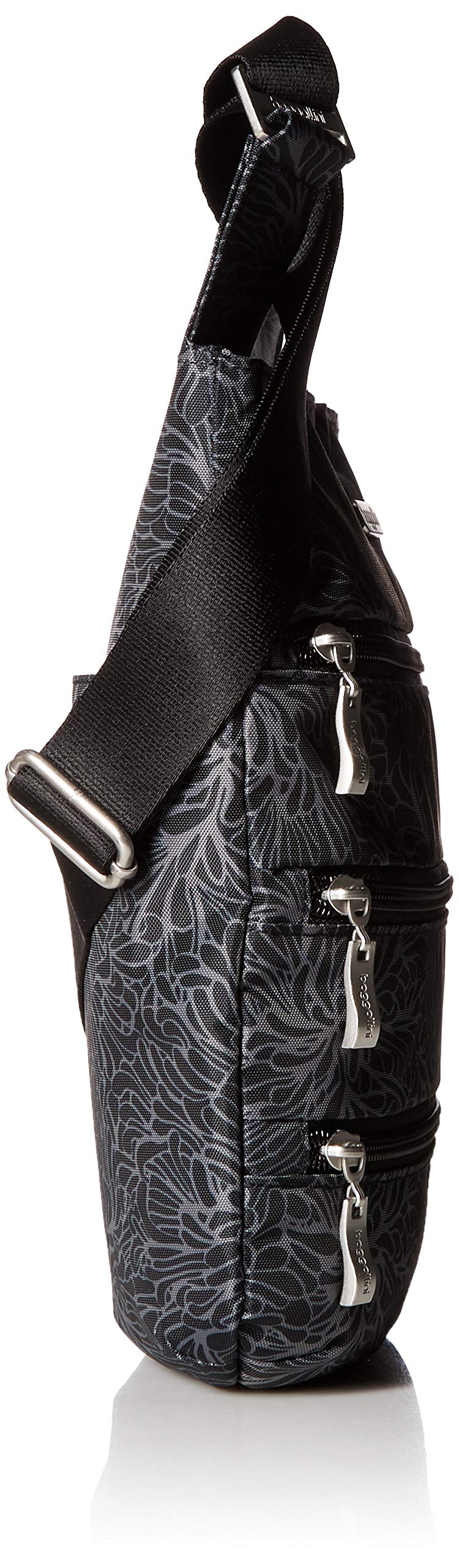 Baggallini Large Zipper Crossbody Bag for Women - Stylish & Secure Travel Purse for Everyday Use, Commuting, and Vacations