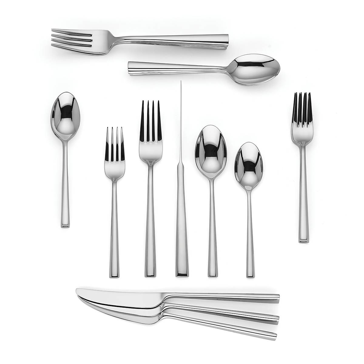 Premium Malmo 20-Piece Stainless Steel Flatware Set - Service for 4 - Elegant Dining Utensils for Everyday Meals & Dinner Parties