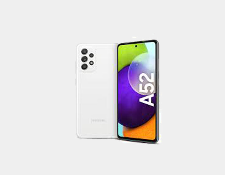 Samsung Galaxy A52 4G LTE Unlocked Smartphone - 6GB RAM 128GB ROM Dual SIM GSM - Awesome White | Perfect for Travel, Business & Everyday Use
