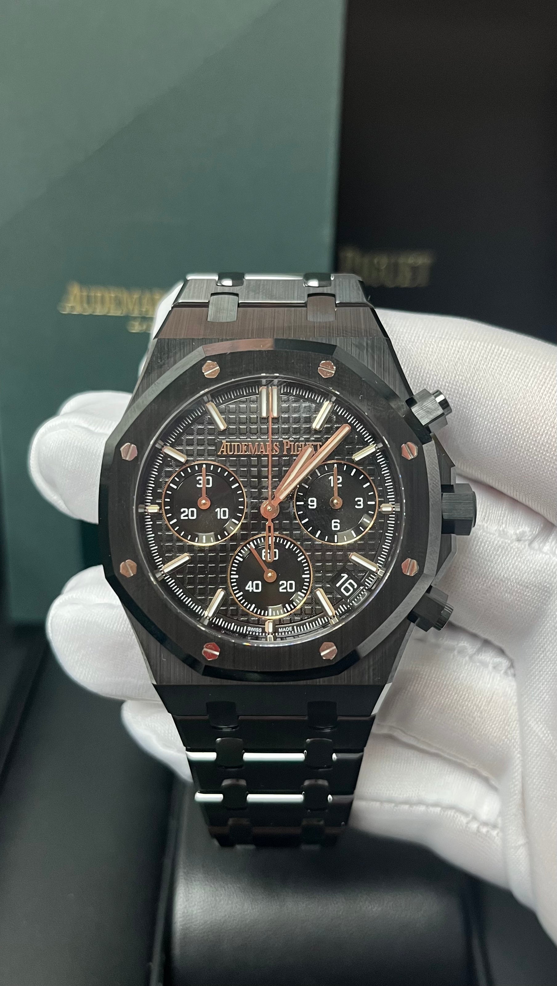 Audemars Piguet Royal Oak Chronograph 41mm Ceramic Watch 26240CE.OO.1225CE.02 - Luxury Men's Sports Watch for Business & Formal Occasions
