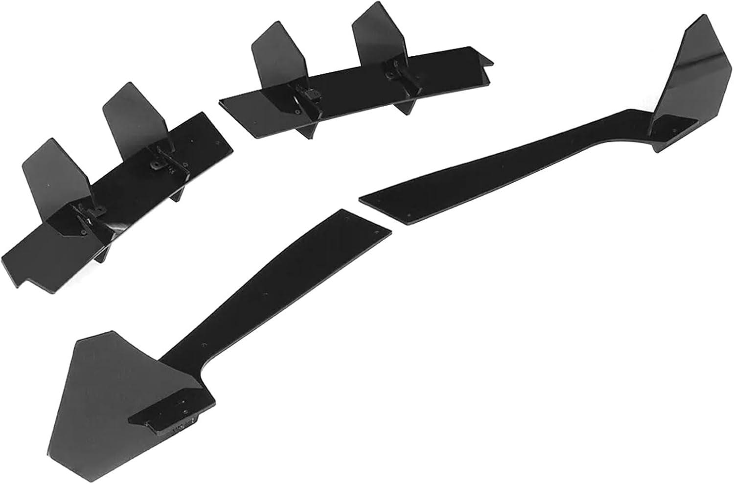 2018-2021 Ford Mustang EcoBoost Gloss Black ABS Rear Bumper Diffuser - Aerodynamic Upgrade for Enhanced Performance & Style - Perfect for Street Racing & Car Shows