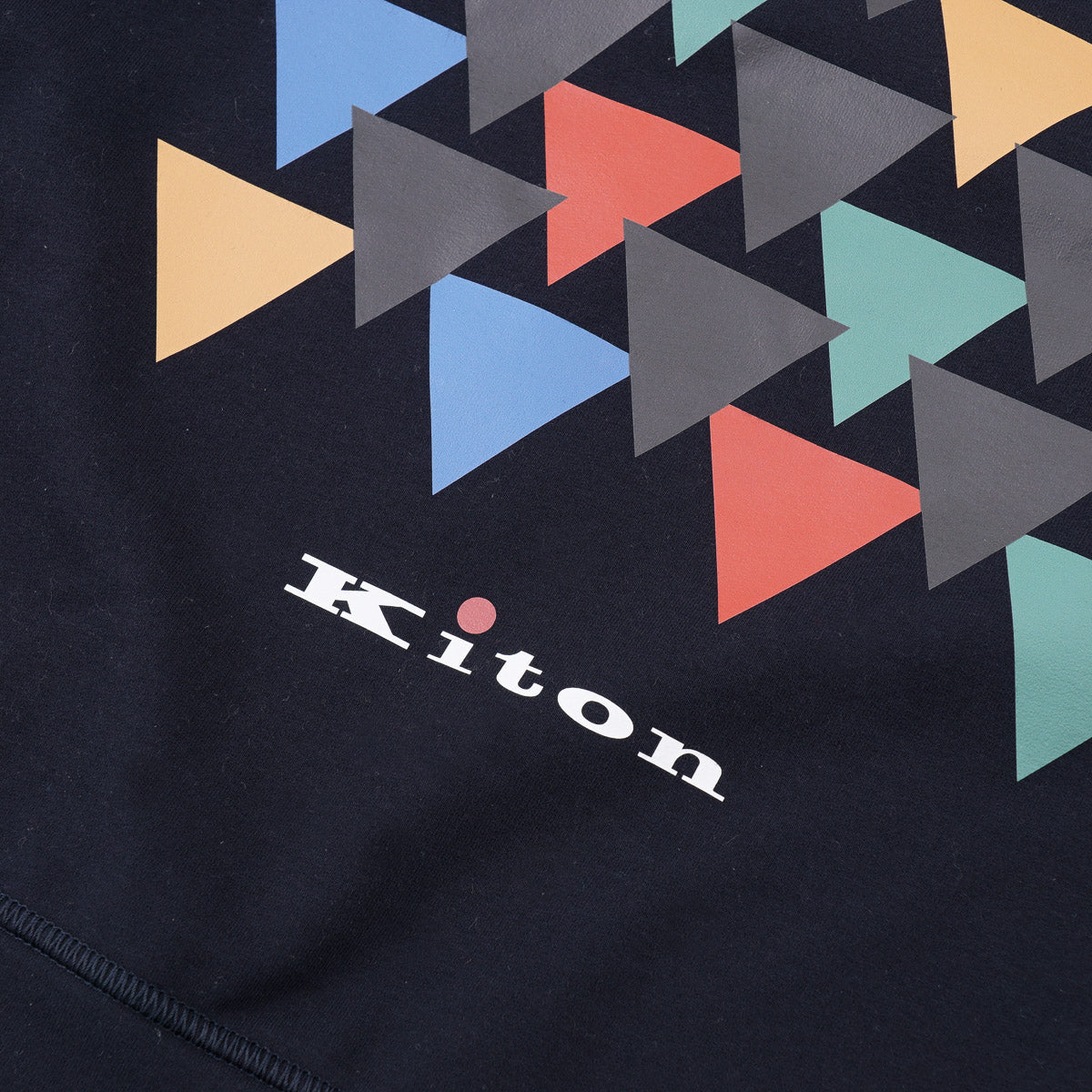 Kiton Cotton Graphic Print Sweatshirt for Men - Casual Comfort Wear for Everyday & Street Style Outfits