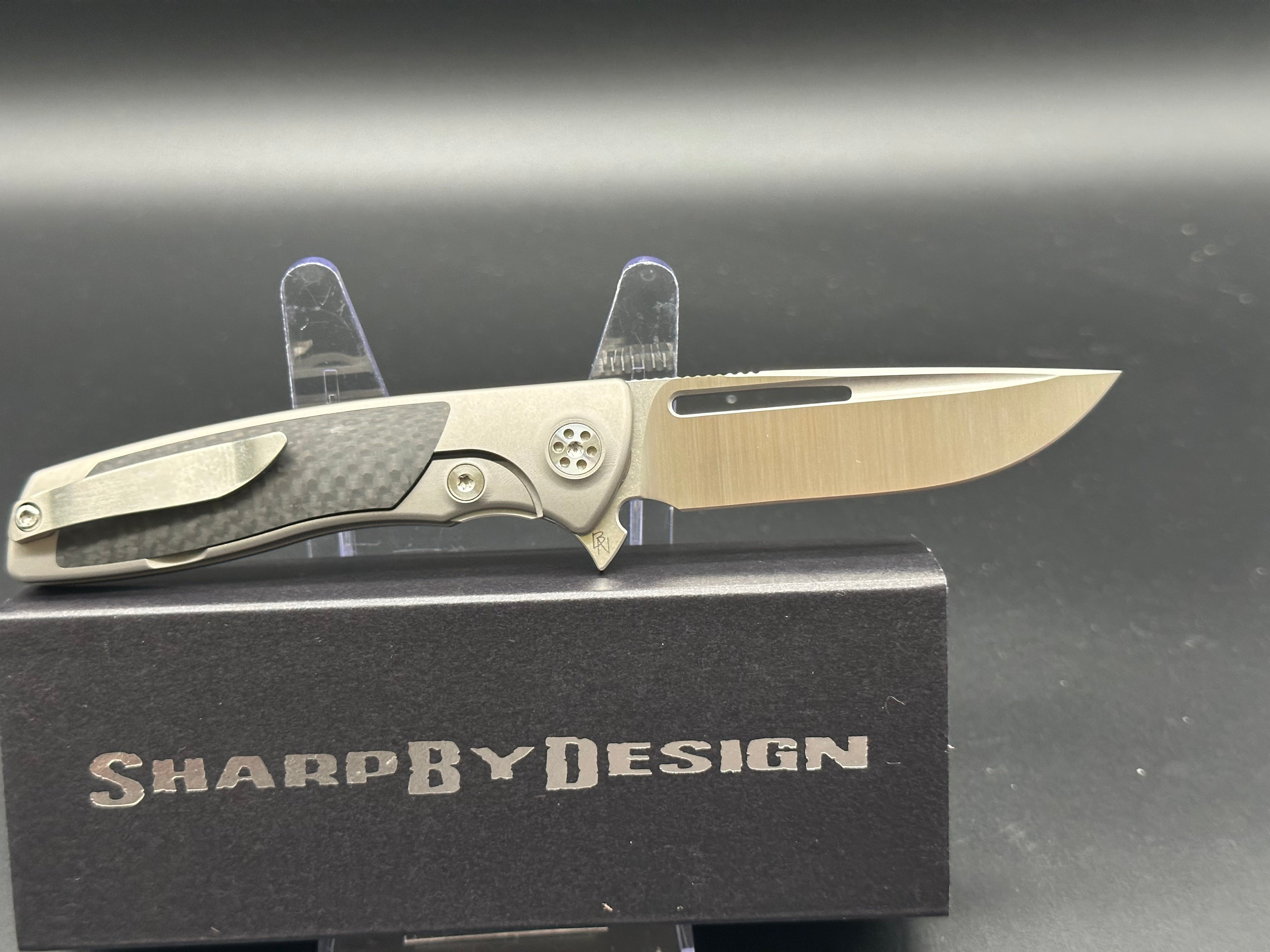 Sharp By Design Micro Evo Typhoon Folding Knife - Premium EDC Pocket Knife for Outdoor, Camping & Everyday Carry | Tactical Utility Blade with Smooth Action