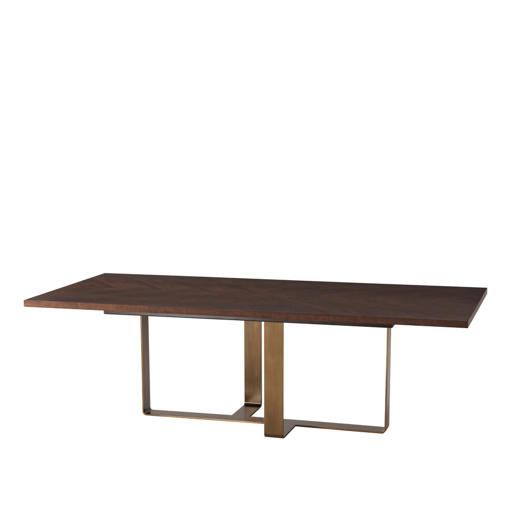 Modern Rectangular Dining Table - Solid Wood Kitchen Table for 6 - Perfect for Family Meals, Dinner Parties & Small Spaces