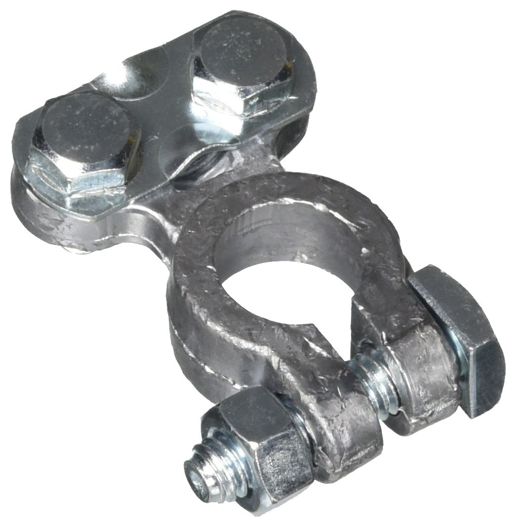 East Penn 00369 Universal Battery Clamp Terminal - Heavy Duty Car Battery Connector for Trucks, Boats & RVs - Corrosion Resistant Automotive Battery Terminal Clamp - Perfect for DIY Auto Repairs & Marine Applications