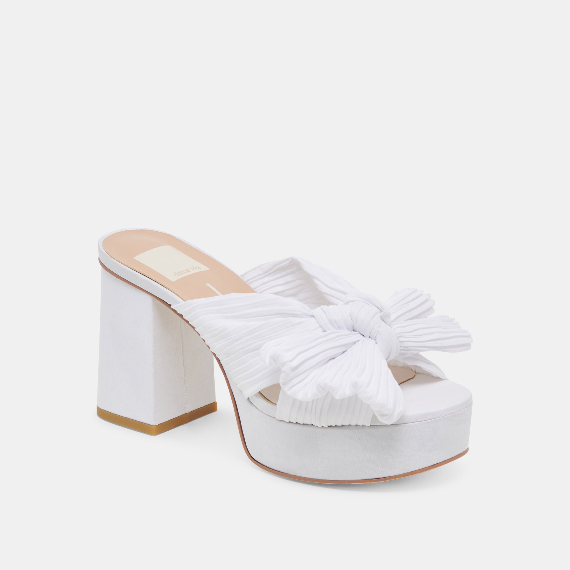BLARE Women's White Satin High Heels - Elegant Pointed Toe Pumps for Weddings, Parties & Special Occasions