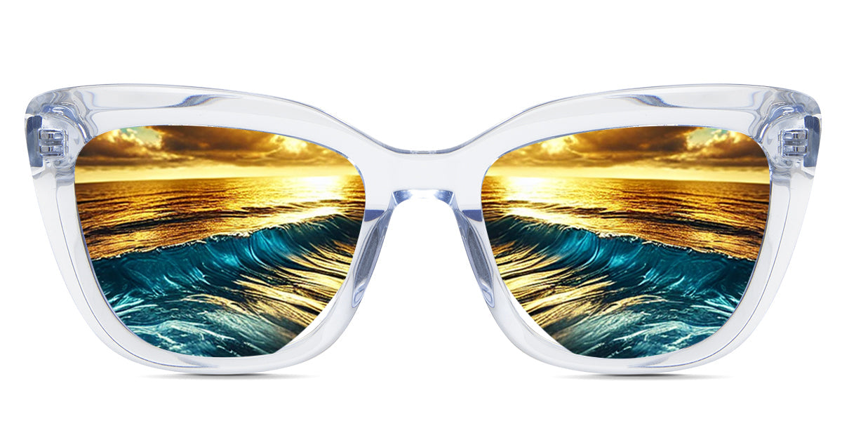Lesa Women's Prescription Polarized Sunglasses - UV Protection, Stylish & Comfortable for Driving, Outdoor Activities & Fashion
