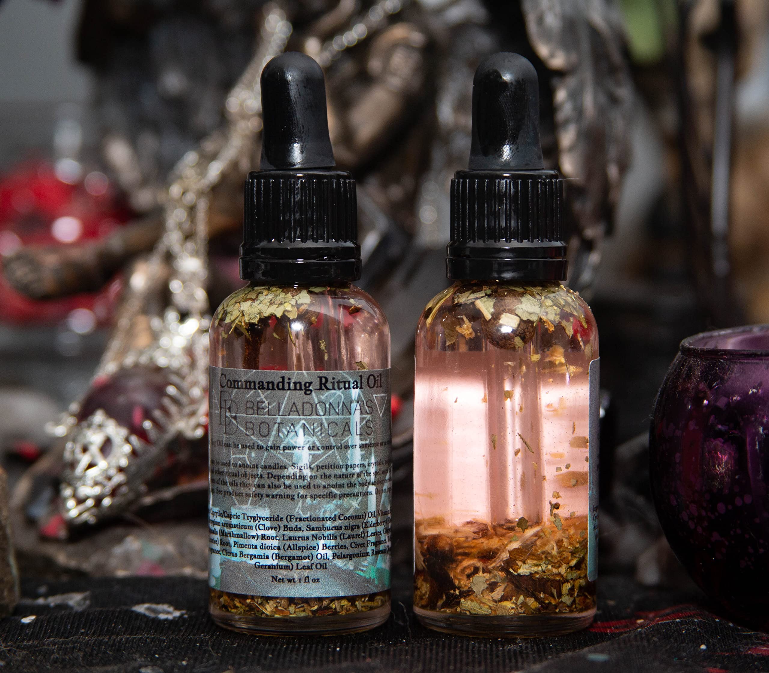Commanding Ritual Oil - Powerful Spiritual Oil for Love, Success & Protection | Use in Meditation, Prayer & Manifestation Rituals