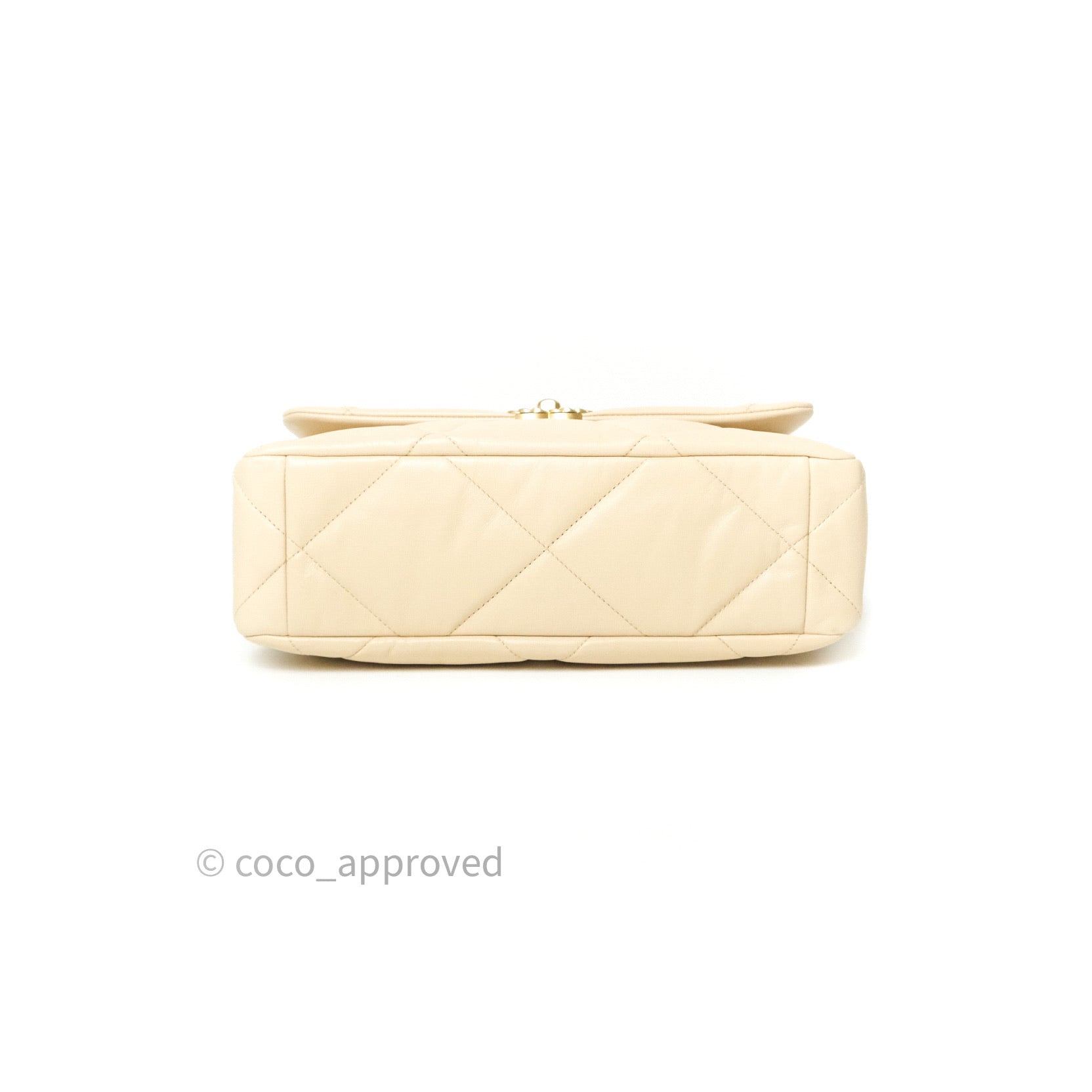 Chanel 19 Medium Flap Bag in Beige Goatskin Leather with Mixed Hardware - Luxury Handbag for Women, Perfect for Work, Date Night & Special Occasions