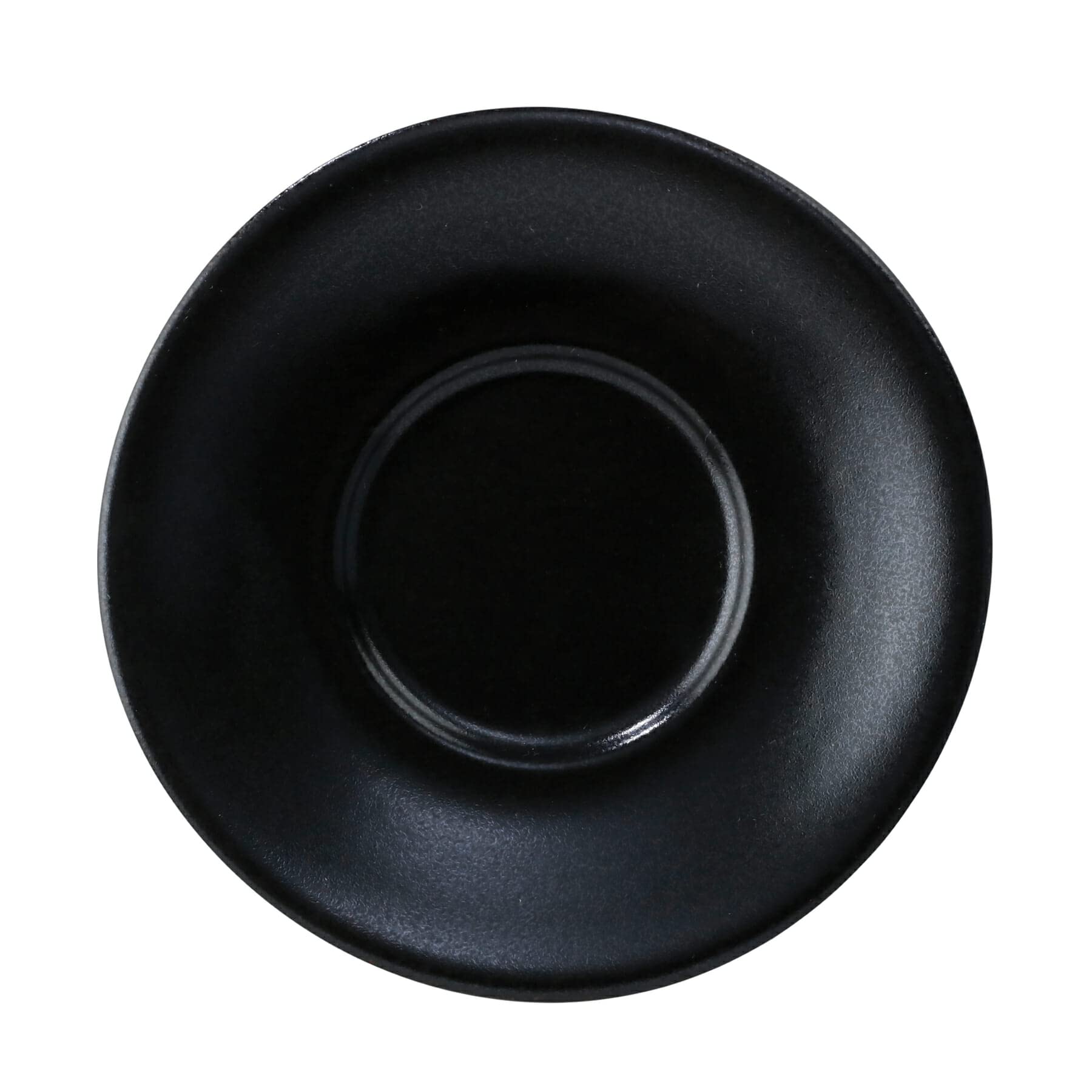 Premium High-Strength Porcelain Tea & Bouillon Saucers - 6.5 Inch Black Set of 12 - Durable Restaurant-Grade Dishware for Tea Service, Soup Bowls, and Elegant Dining Settings