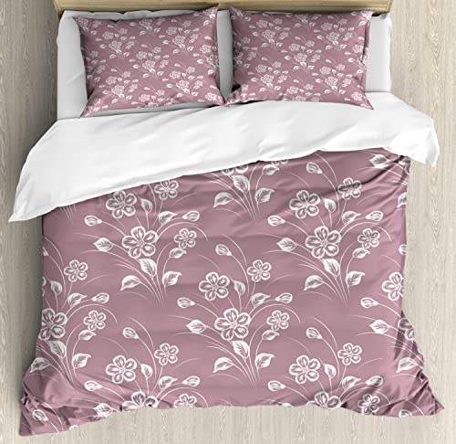 Pale Purple and White