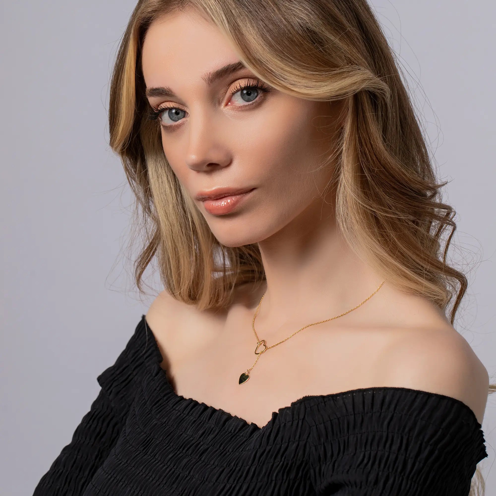 14K Gold Heart Pendant Necklace for Women - Elegant Valentine's Day Gift, Anniversary Jewelry - Perfect for Romantic Dates, Weddings & Special Occasions