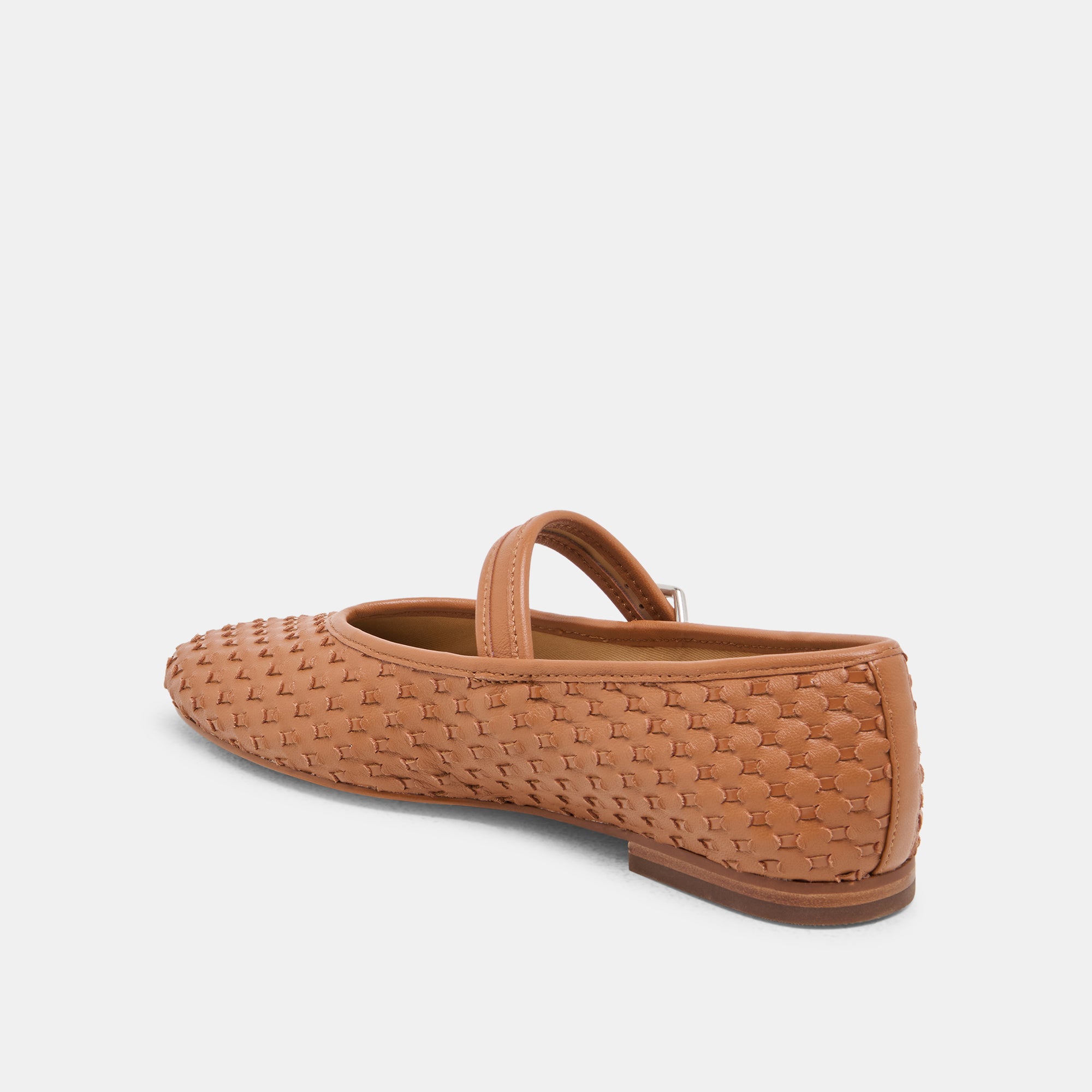 ROSLYN WOVEN BALLET FLATS - Genuine Leather Saddle Shoes for Women | Comfortable & Stylish Slip-Ons for Work, Travel & Casual Outfits