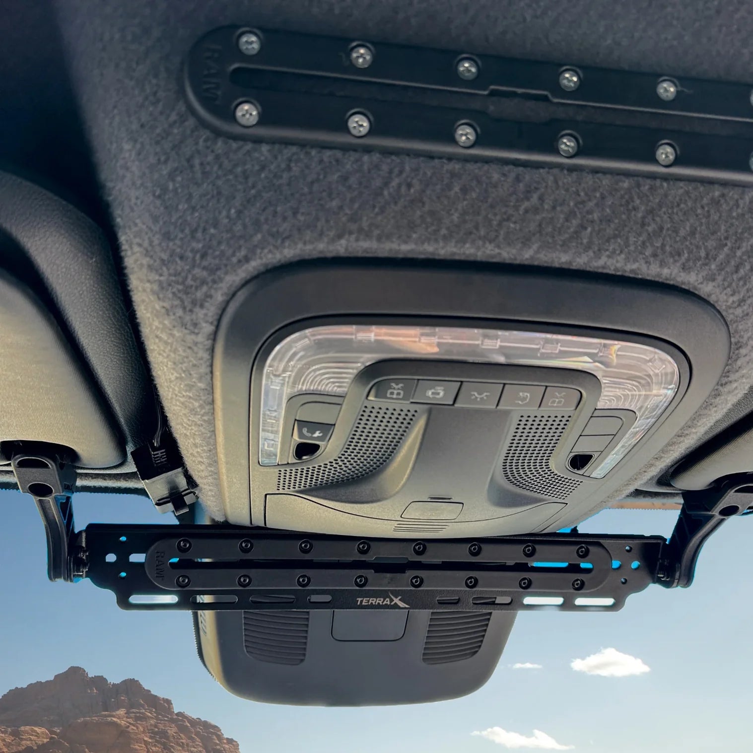 TerraX Visordok Track Sun Visor for 2007-2023 Mercedes Sprinter Van - Perfect for Road Trips & RV Conversions