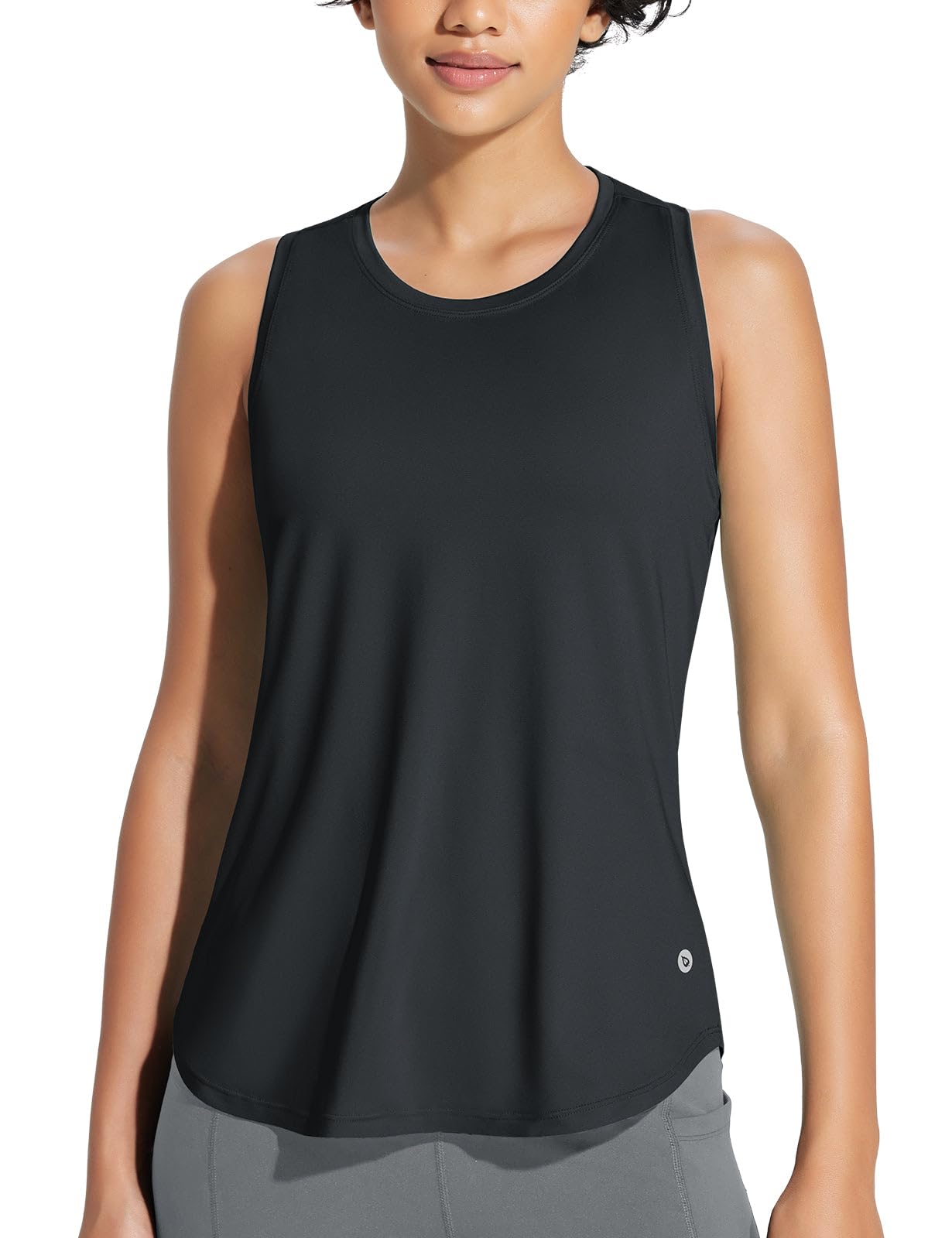 Baleaf Women's Workout Tank Top - Racerback Sleeveless Running Shirt, Loose Fit Yoga & Athletic Gym Sports Top for Women - Perfect for Running, Yoga, Gym & Outdoor Activities