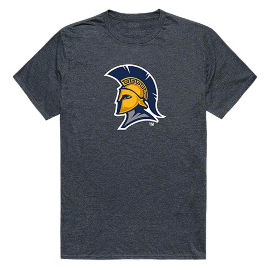 UNCG Spartans Cinder Tee T-Shirt - University of North Carolina at Greensboro Apparel - Heather Charble Cotton Shirt - Perfect for Game Day, School Spirit & Casual Wear
