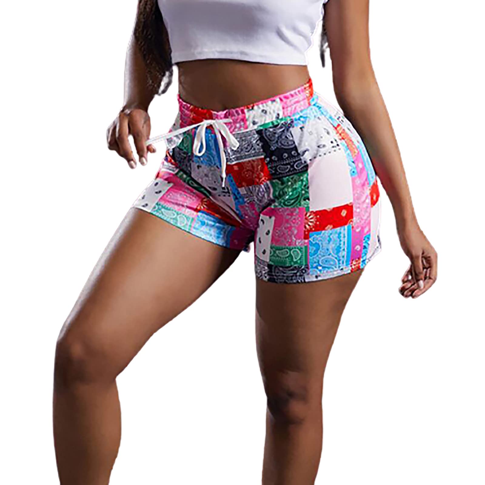 Women's Patchwork Pants - Summer & Fall Loose Fit Casual Work Office Pants with Stockings - Comfortable Stretchable Basic Trousers for Daily Wear, Business Casual, and Weekend Outings