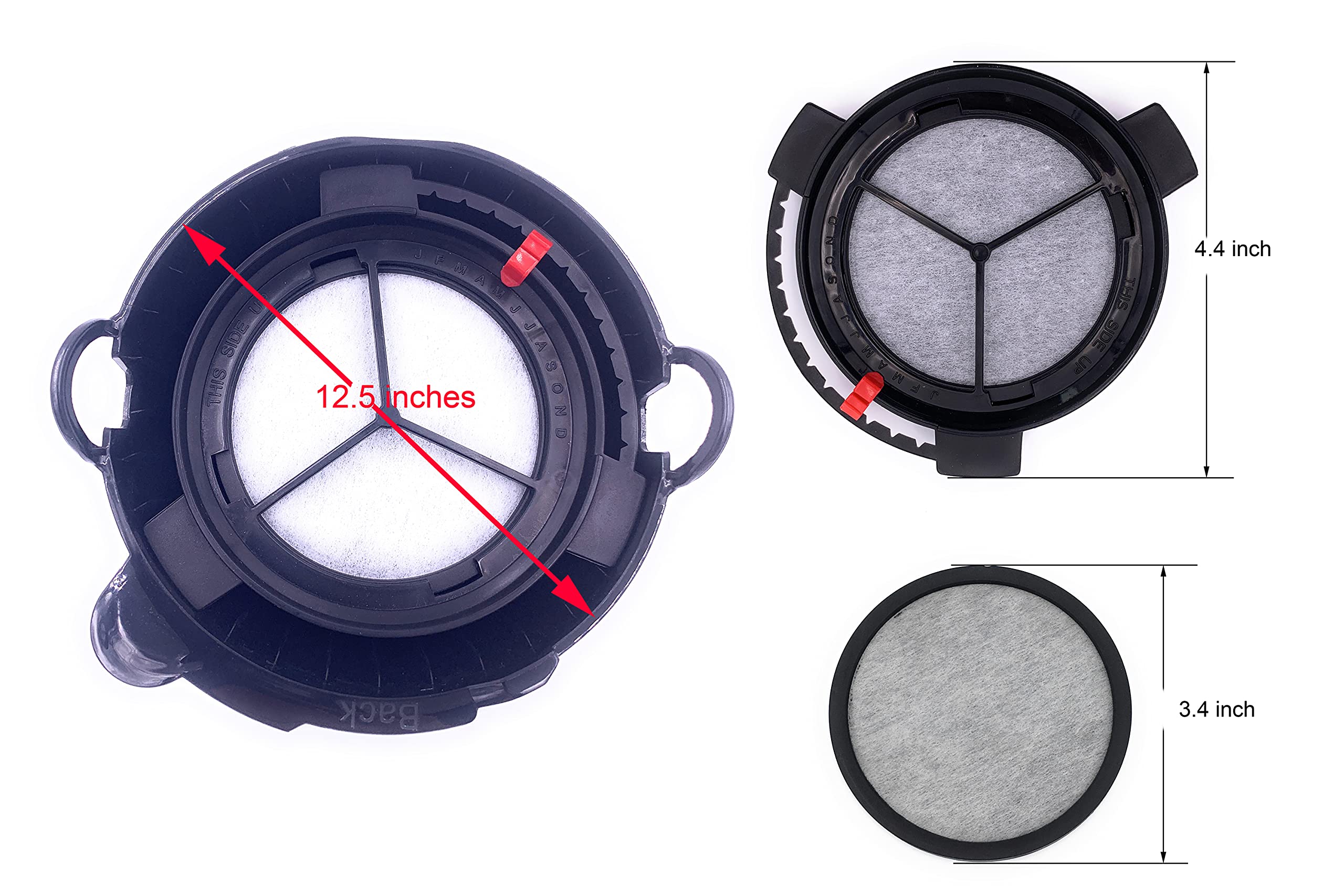 Mr. Coffee WF10 Replacement Water Filter Kit - Compatible with Mr. Coffee Coffee Makers (Includes 1 Filter Disk + 1 Frame) - Perfect for Home & Office Coffee Brewing