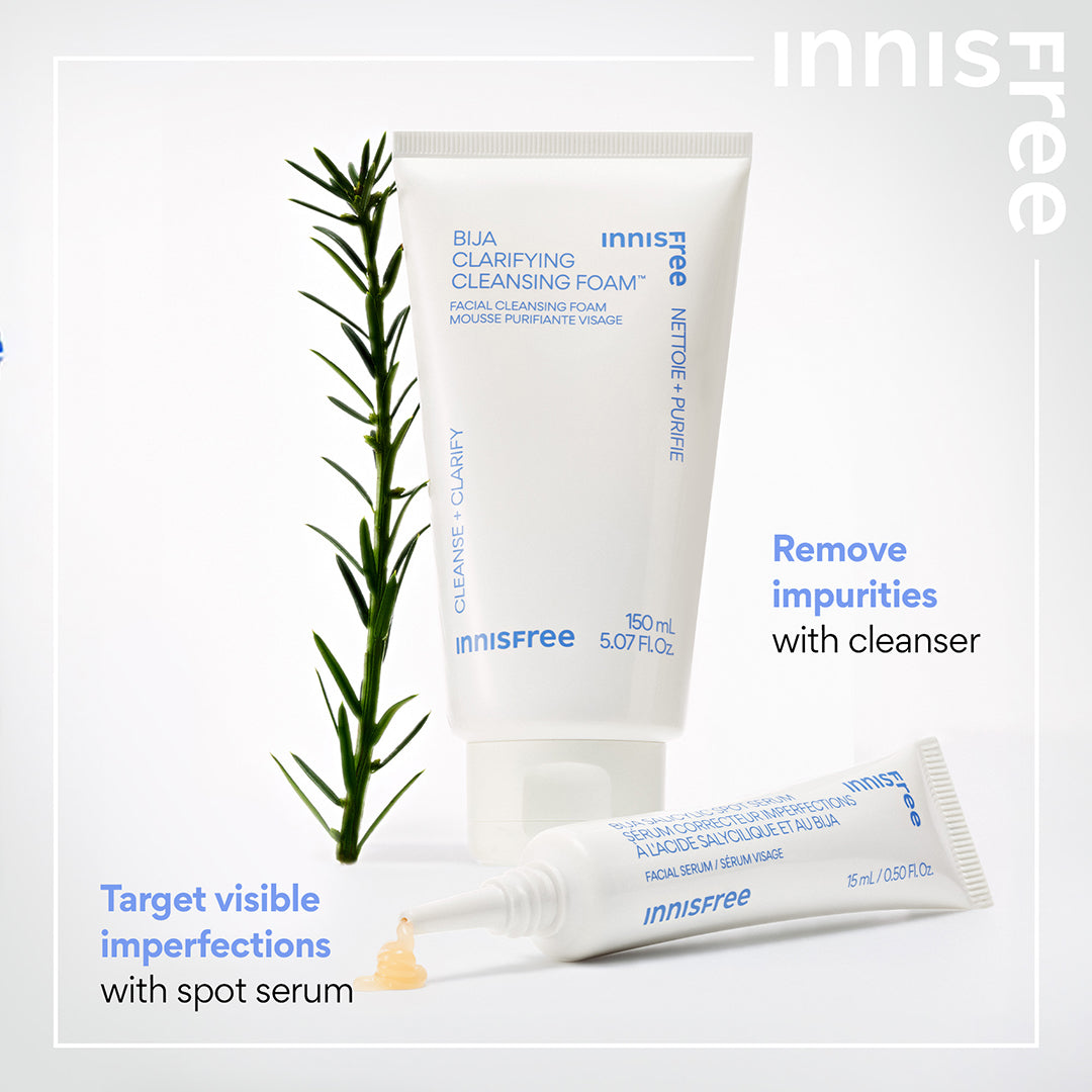 Bija Clarifying Cleansing Foam - Deep Pore Cleanser for Acne-Prone & Oily Skin | Korean Skincare for Daily Face Wash Routine