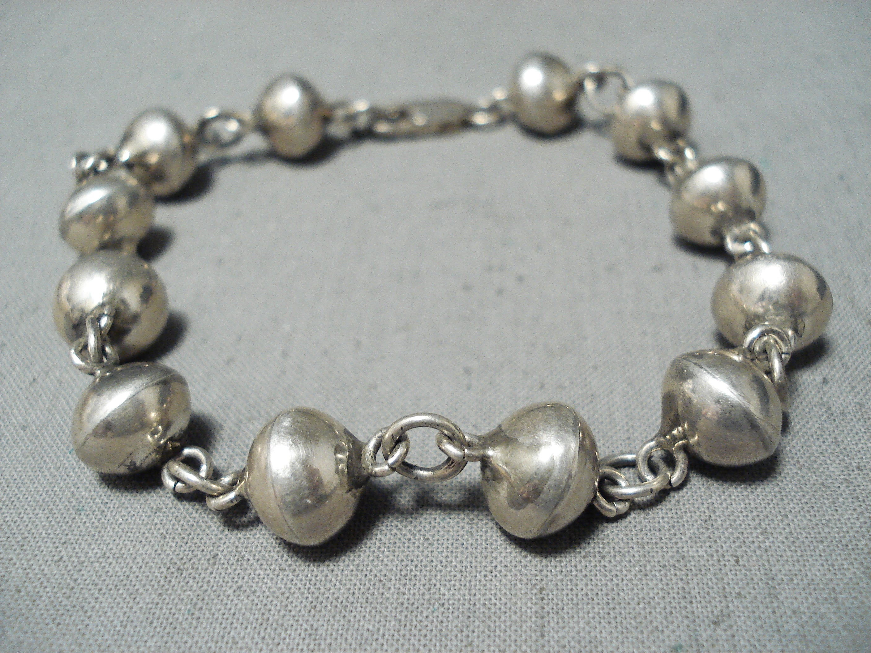 Authentic Vintage Navajo Sterling Silver Bracelet - Handmade Native American Jewelry for Women, Perfect for Boho & Southwest Style Outfits