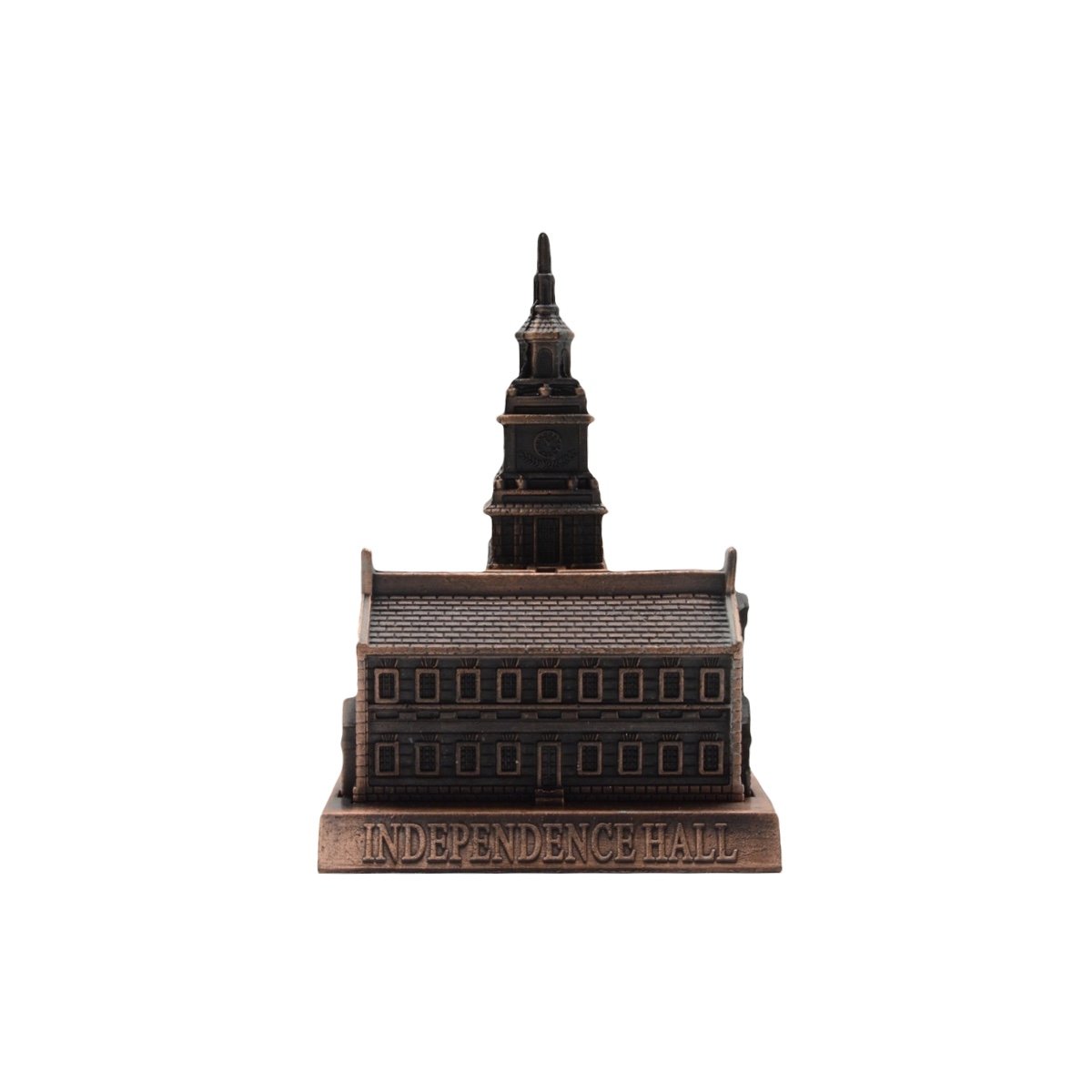 Treasure Gurus Metal Independence Hall Replica Pencil Sharpener - Vintage Office Desk Decor & Unique Gift for History Lovers