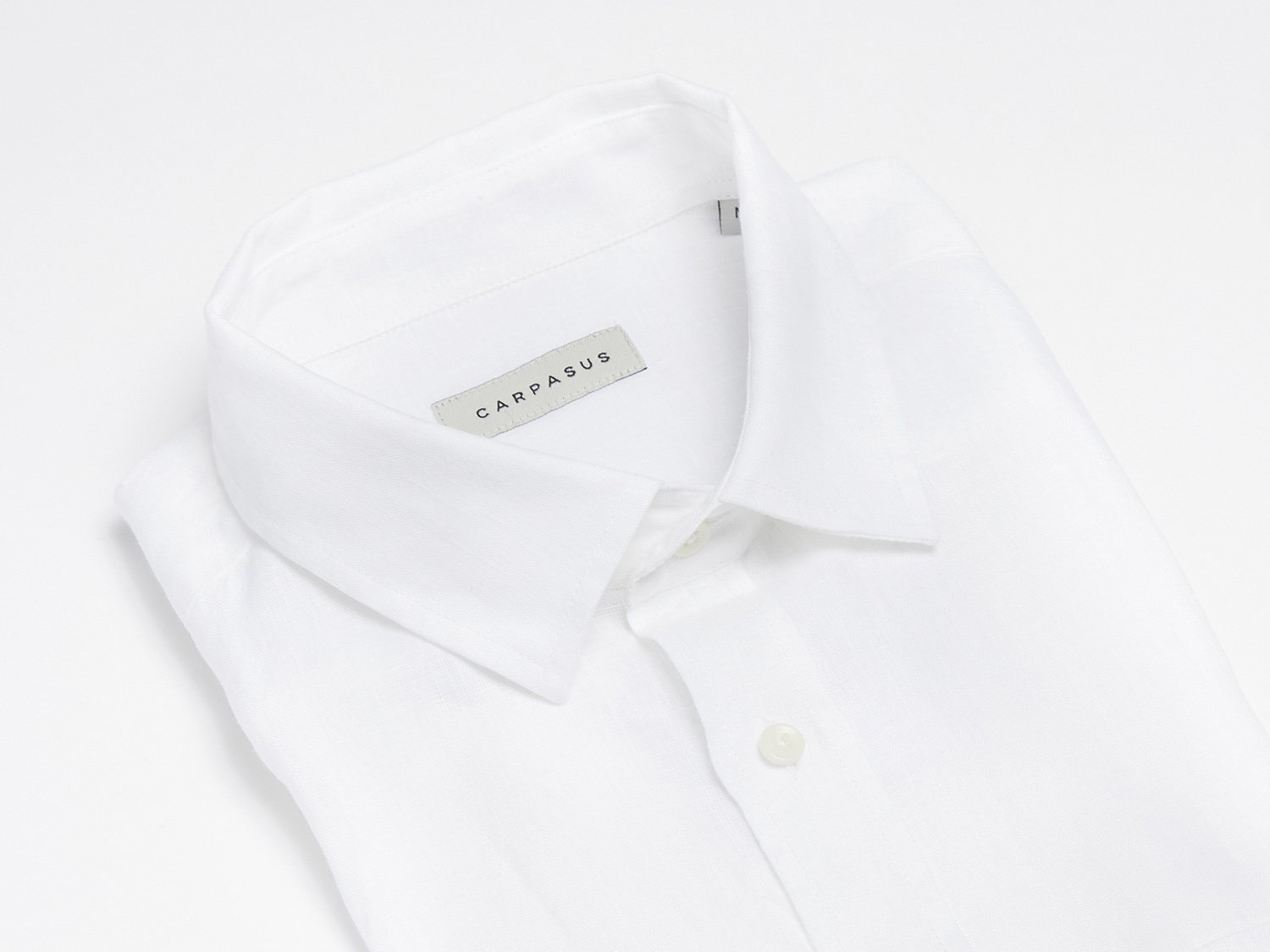 Premium Linen Short Sleeve Shirt for Men - Breathable & Lightweight Summer Casual Wear - White Lido Style - Perfect for Beach, Travel & Outdoor Activities