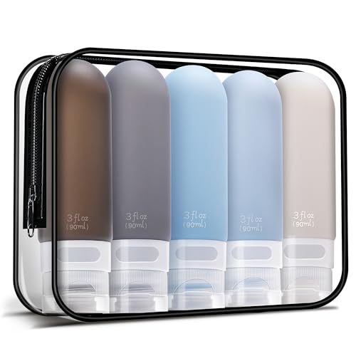 5 pcs / Black Travel Case