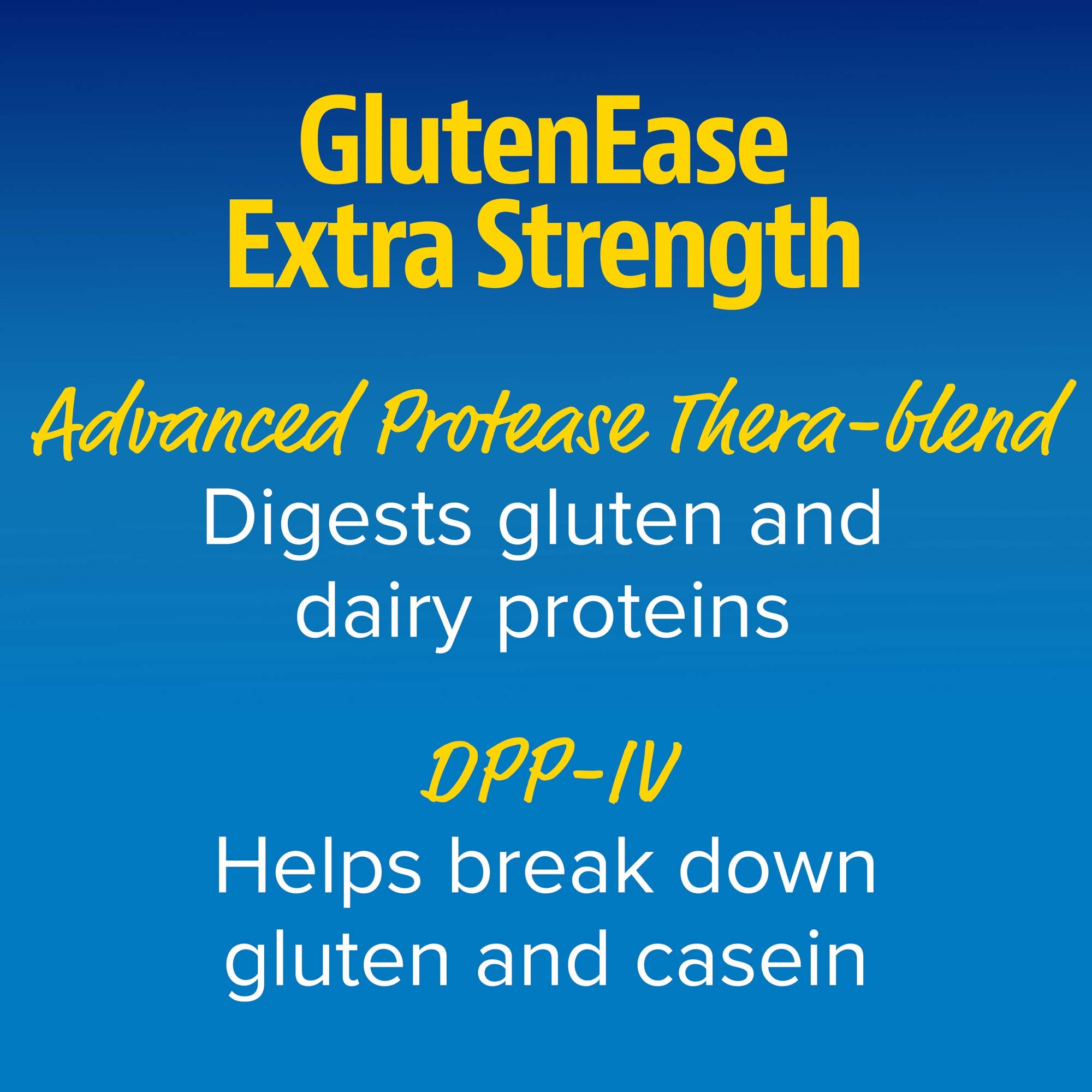Enzymedica GlutenEase Extra Strength Digestive Enzyme Supplement - 60 Capsules for Gluten & Dairy Digestion - Supports Comfort After Meals for Sensitive Stomachs