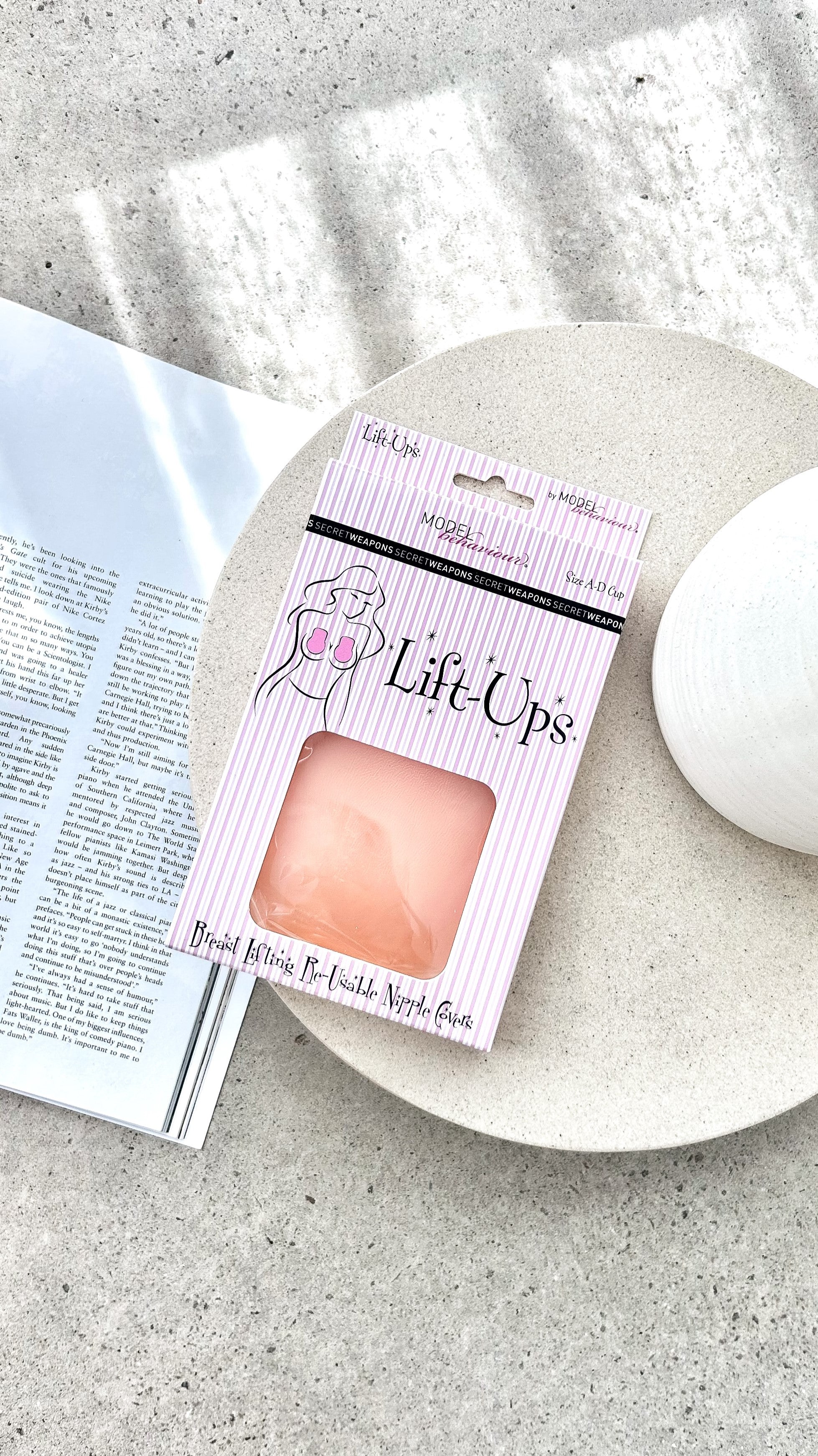 Lift Ups Breast Lifting Nipple Covers - Invisible Adhesive Bra for Women, Reusable Silicone Pasties for Strapless Dresses & Backless Outfits - Perfect for Weddings, Parties and Everyday Wear
