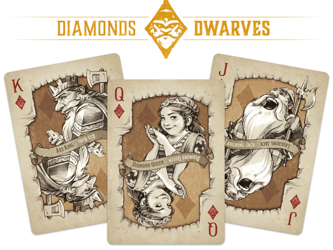 Mythic Kingdoms Premium Playing Cards Set - Fantasy-Themed Deck for Poker, Magic Tricks & Collectors | Perfect for Game Nights & Gifts