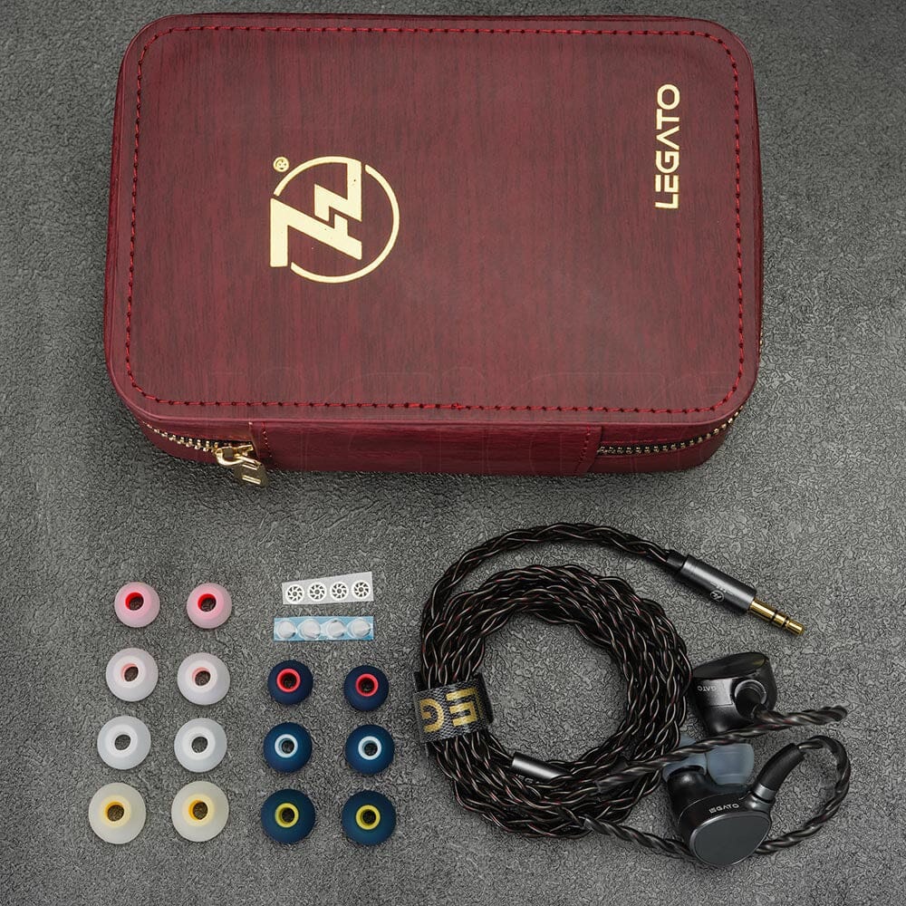 7HZ Legato Dual Dynamic Driver IEMs - High Fidelity In-Ear Monitors for Audiophiles, Musicians & Gamers - Perfect for Studio Recording, Live Performances & Gaming