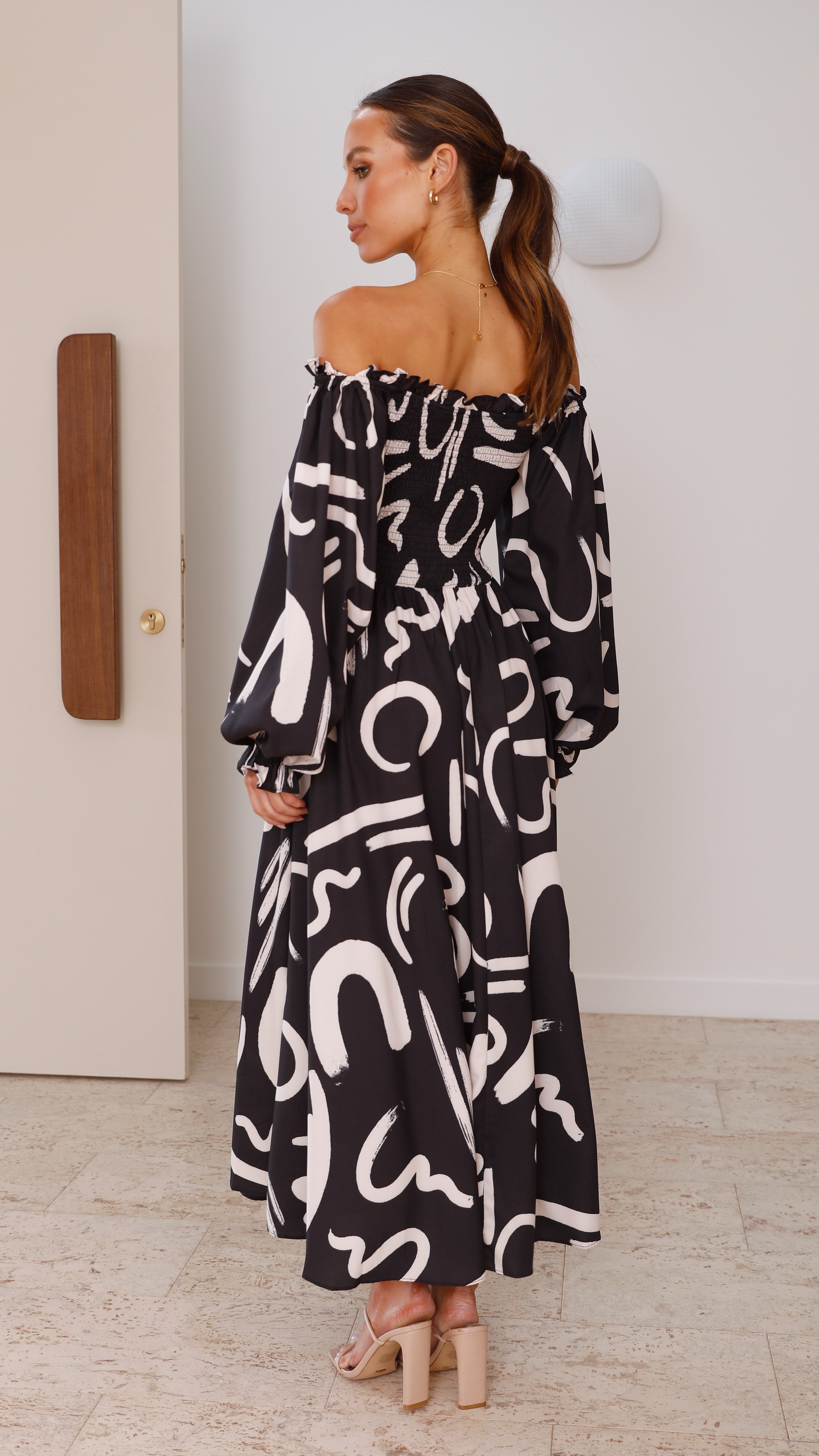 Freya Maxi Dress for Women - Elegant Black Long Flowy Dress for Summer, Beach, Parties & Special Occasions