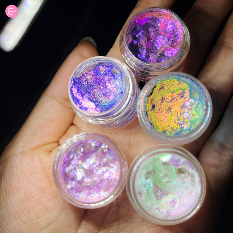 Coldnwild Chameleon Eyeshadow Cream - Long Lasting Metallic & Iridescent Cream Eyeshadow for Party, Halloween & Cosplay Makeup - Perfect for Day to Night Glam Looks