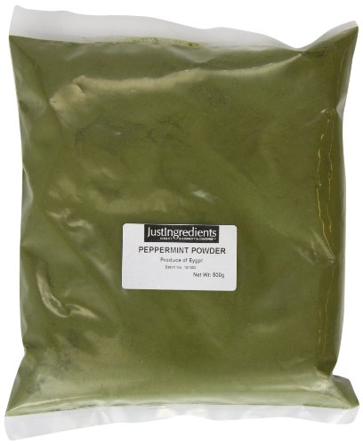 JustIngredients Peppermint Powder 500g - Natural Mint Flavoring for Baking, Smoothies & Herbal Tea | Organic & Vegan-Friendly