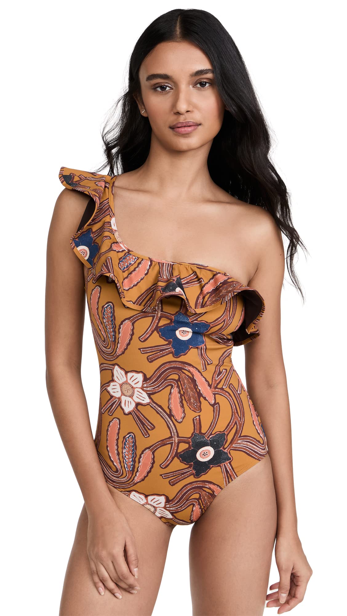 Ulla Johnson Women's Martina Maillot One Piece Swimsuit - Stylish & Comfortable Bathing Suit for Beach, Pool & Vacation | Flattering Design for Summer Swimwear