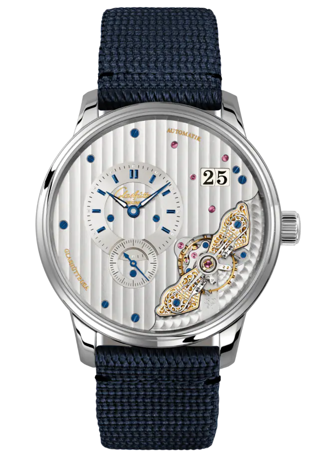 Glashutte Original PanoMatic Inverse Men's Luxury Watch - Stainless Steel Case, Sapphire Crystal, Automatic Movement - Perfect for Business, Formal Events & Watch Collectors