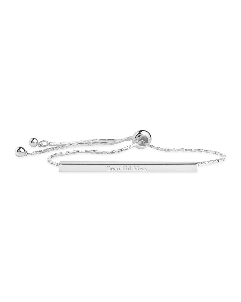 Inspirational Bar Slider Bracelet for Women - Motivational Jewelry Gift for Her - Perfect for Everyday Wear, Work & Special Occasions