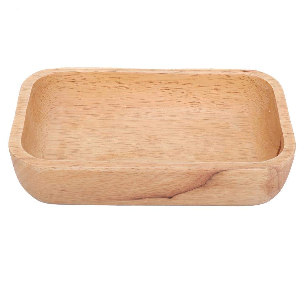 Premium Wooden Salad Bowl Set - Natural Plant-Based Paints, Durable Multi-Function Serving Tray for Salads, Fruits, Snacks (22x14x4.5cm) - Perfect for Dinner Parties, Picnics & Healthy Eating