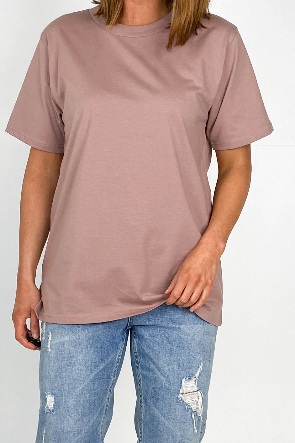 AS Colour Classic Tee Hazy Pink - Premium Cotton T-Shirt for Men & Women | Soft Everyday Casual Wear for Outings, Work & Relaxation